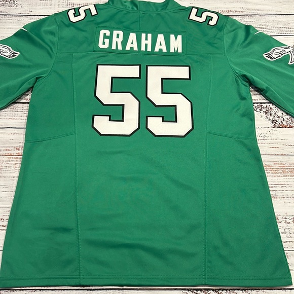 Brandon Graham. NIKE. NFL Philadelphia Eagles Jersey Kelly Green. Size-Medium - Picture 2 of 8